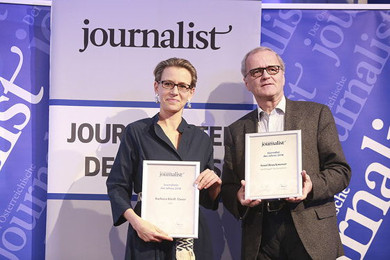 Publizist Josef Bruckmoser (Salzburger Nachrichten) wurde in der Kategorie Wissenschaftsjournalismus ausgezeichnet.
