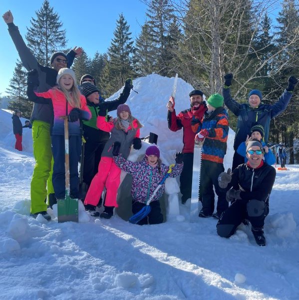 Gruppenfoto Iglu Abenteuer 2022
