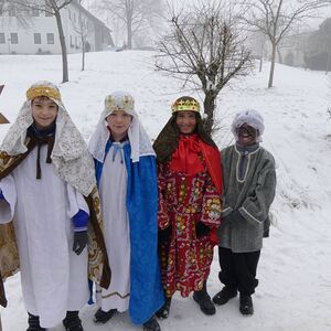 Sternsinger unterwegs 2016