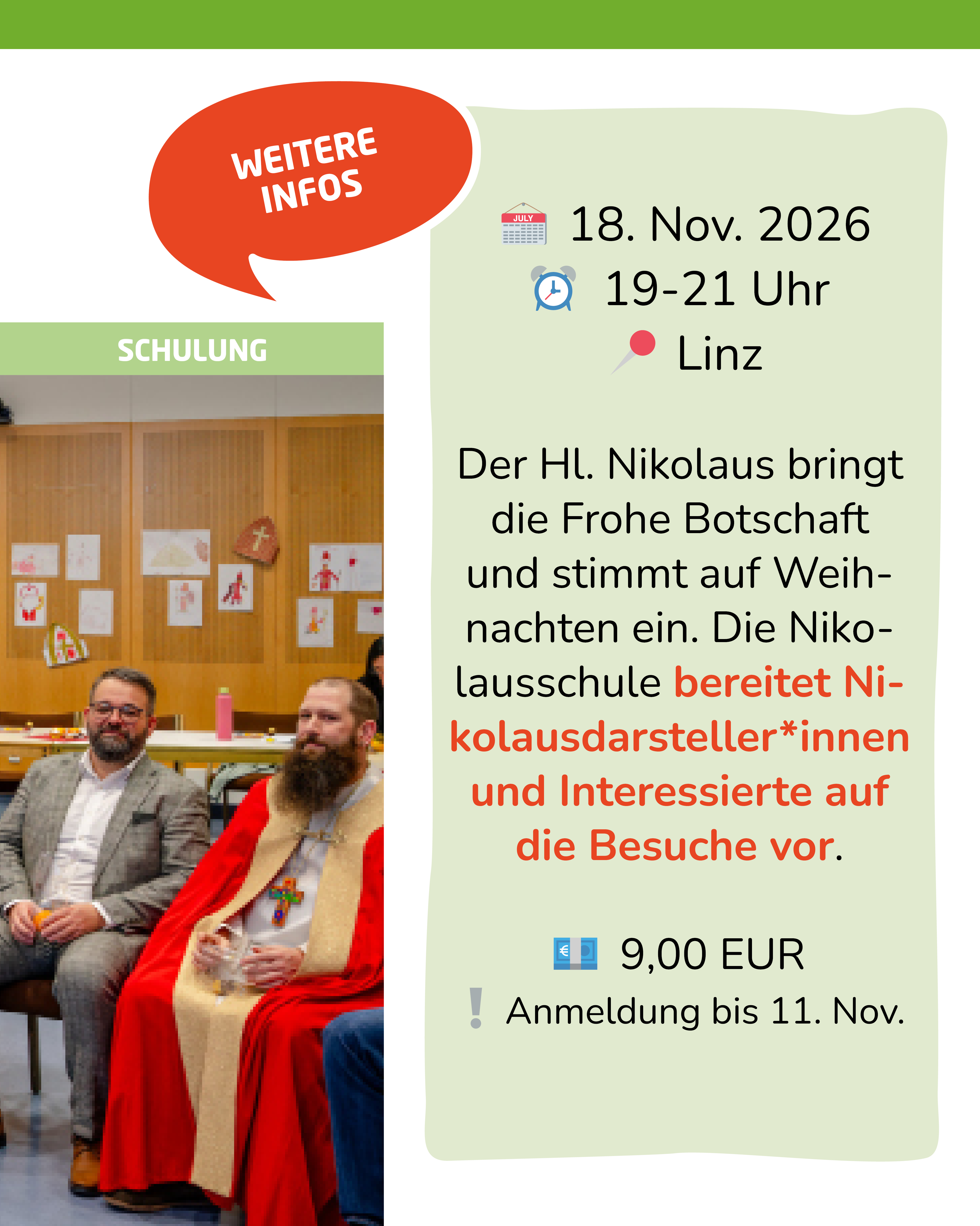 Nikolausschule / © Diözese Linz / Johannes Kienberger Nikolausschule