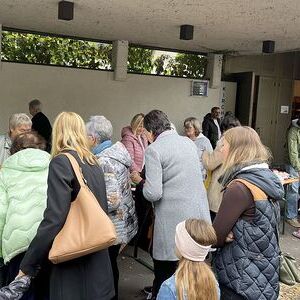 viel Andrang beim Erntestandl