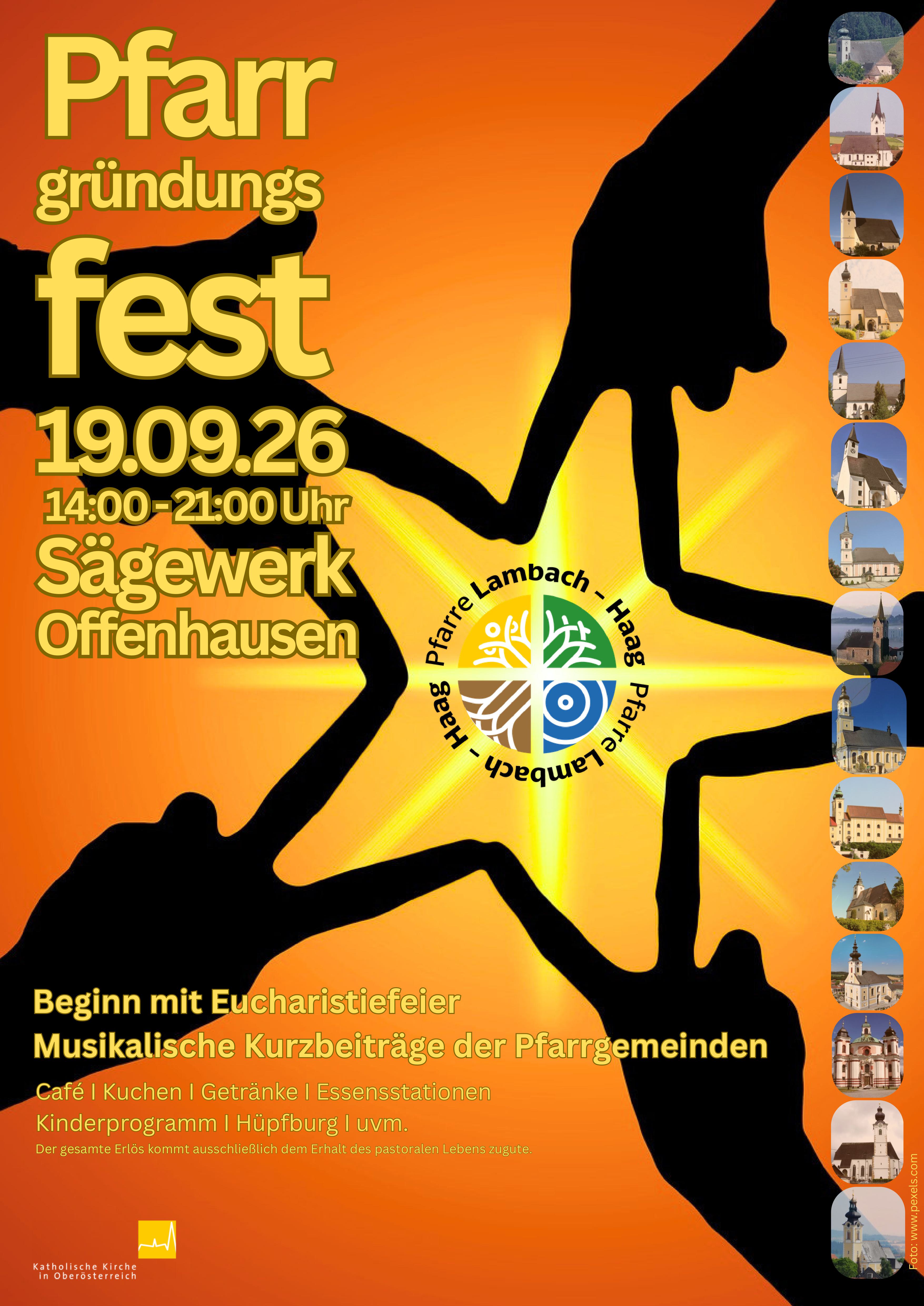 Pfarrgründungsfest Einladung