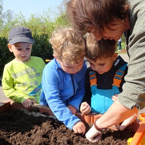 Frühling in der Krabbelstube