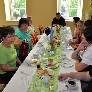 und Stärkung für die Lehrkräfte und freiwilligen Helferinnen