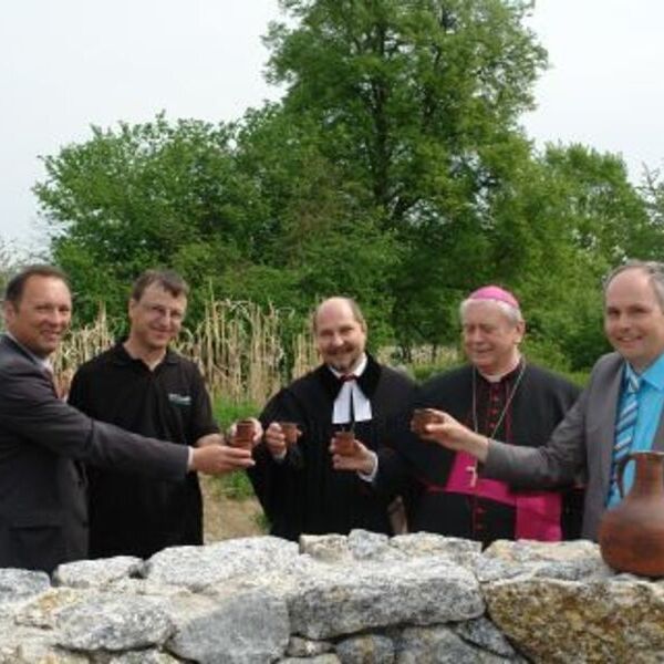 Segnung des Bibelgartens