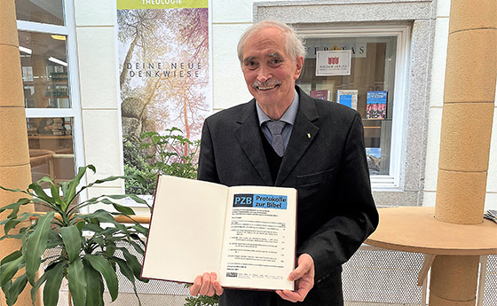 Univ.-Prof. em. Dr. Franz Dr. Hubmann / © KU Linz/Hermine Eder Univ.-Prof. em. Dr. Franz Dr. Hubmann