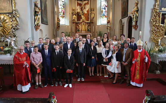 Firmung 2018 in der Pfarre Kopfing