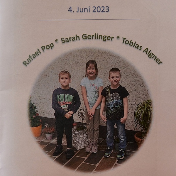 Feier der Erstkommunion