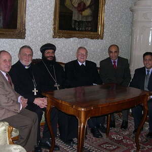 Besuch des syrisch-orthodoxen Bischofs Aydin (2004) 