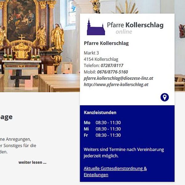 Pfarrhomepage