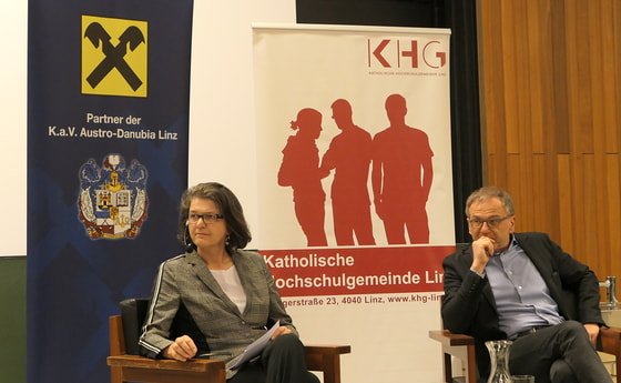 Christine Haiden und Armin Wolf