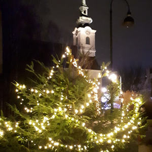 Adventkranzsegnung, Adventmarkt