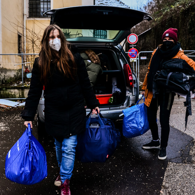 SOS Balkanroute Sammelaktionen OÖ