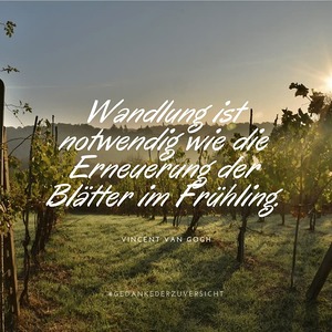 Gedanke der Zuversicht