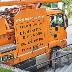 Kamerafahrt und Wartung der Abwasserrohre