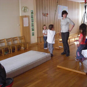 Kindergarten im April