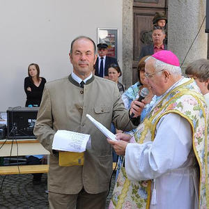 Gedenkfeier 200 Jahre Schlacht um Ebelsberg im Schloßpark