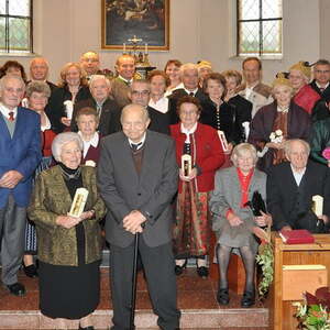 Erntedankfest in Untergeng mit Jubelpaare