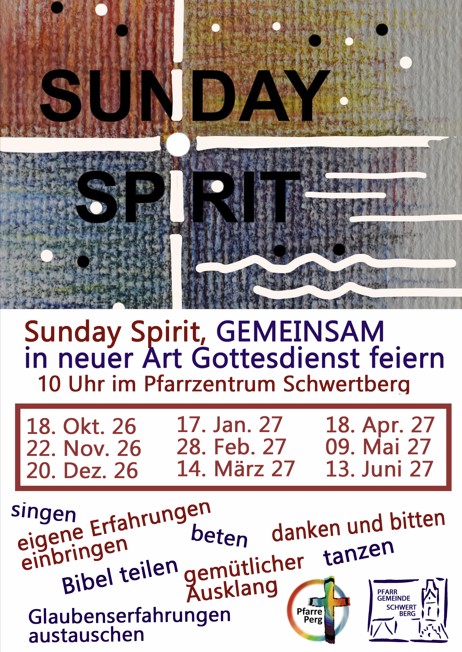 Termine 2026-2027 / Evi Kapplmüller Sunday Spirit Termine 26/27