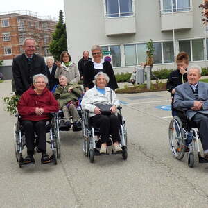 Fronleichnamsprozession auf Rädern