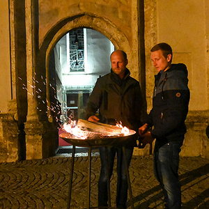 Osternacht-Feier in der Pfarrkirche Kirchdorf an der KremsFoto Haijes