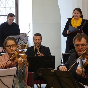 Einspielprobe für das musica sacra-Konzert „Erschallet, ihr Himmel, erfreue dich, Erde“