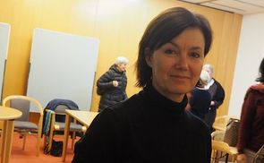 Marion Wisinger beim Sozialstammtisch am 18. März 2019      