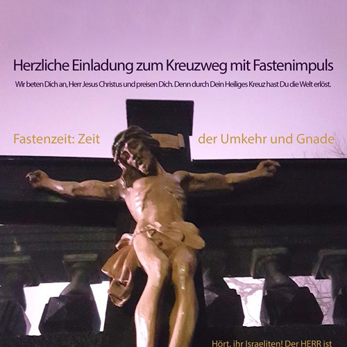 Kreuzweg mit Fastenimpuls