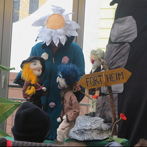 Die Schulanfänger beim Mitmachtheater