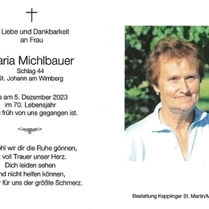 verstorben am 05. Dezember 2023