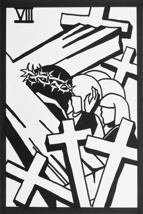 Kreuzweg - Station 8 / Artur Rottensteiner / Thomas Markowetz Jesus begegnet den weinenden Frauen