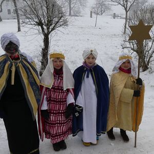 Sternsinger unterwegs 2016