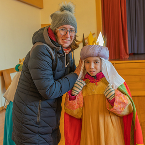 Die Sternsinger*innen waren in der Pfarre Kirchdorf an der Krems unterwegs