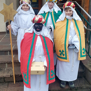 Die Sternsinger waren wieder unterwegs