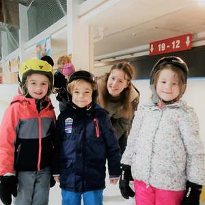 Eislaufen mit den Minis