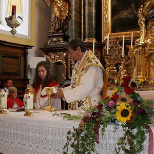 Erntedankfest mit Pfarrfoto
