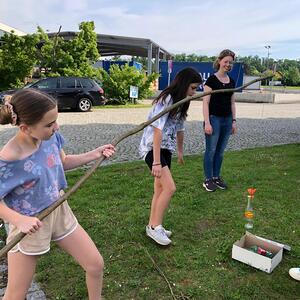 Wir halfen Arielle u. Fabius, das Meer vom Müll zu befreien und die Meeresbewohner zu retten vor dem bösen Plan von Ursula, das Meer für sich allein zu besitzen.