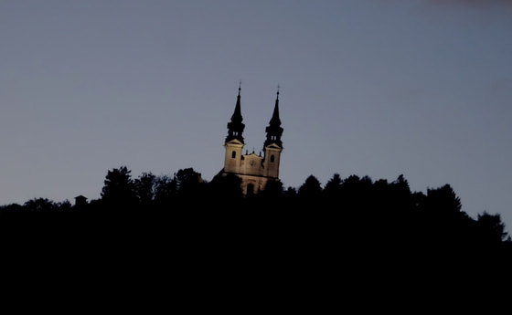 Abendlob - selbst am Pöstlingberg ist schon alles still...