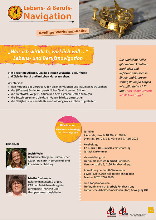 Einladung Berufsnavigation