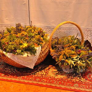 Kräutersträuschen für die Messebesucher