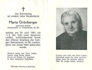 Maria Grünberger