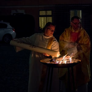 Osternacht in der Pfarrkirche Kirchdorf