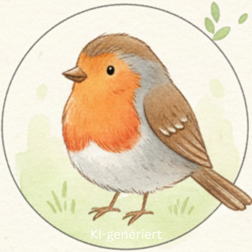 Rotkehlchen (KI-generiert)