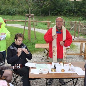 Bergmesse auf der Laudachseealm