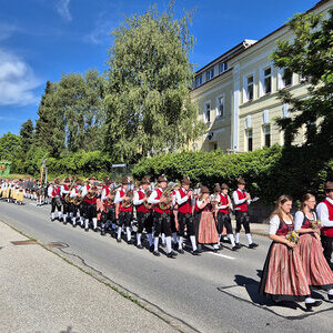 Trachtenmusik mit dabei
