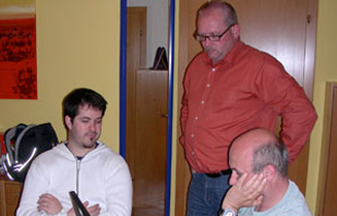 Das Homepageteam v.l.n.r: Dominik Burgstaller, Erwin Rechberger, Peter Atzlesberger