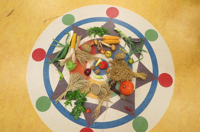 Die Bäuerinnen besuchten die Schulanfänger