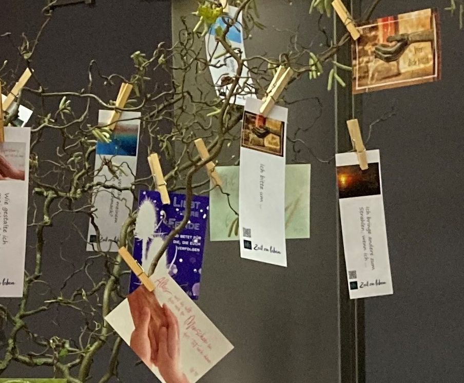 Pflückstation Bergpredigt kfb oö