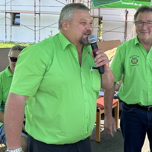 Siedlerverein - Unsere Gerätehalle wurde eingeweiht.