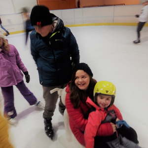 Eislaufen mit den Minis